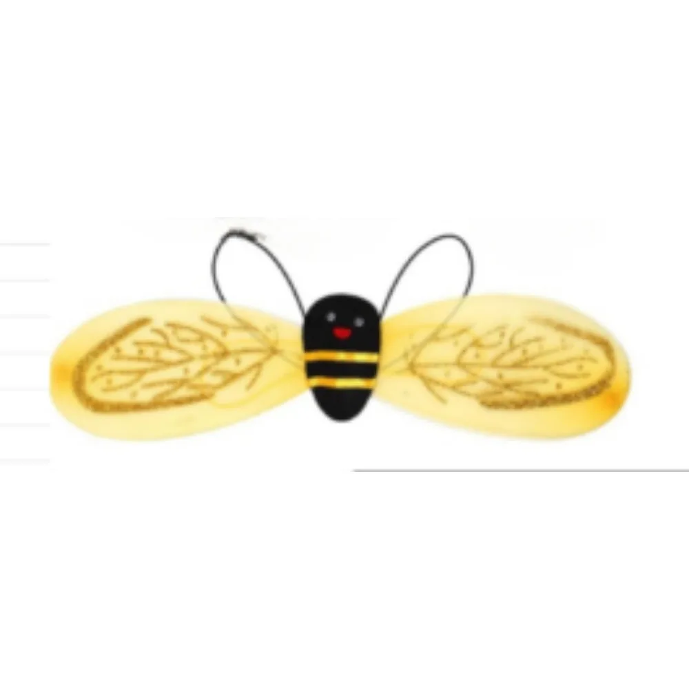 Adult Cute Little Bee Dress Up Bee Ladybug Suit Stripe Short Skirt Wings Cane