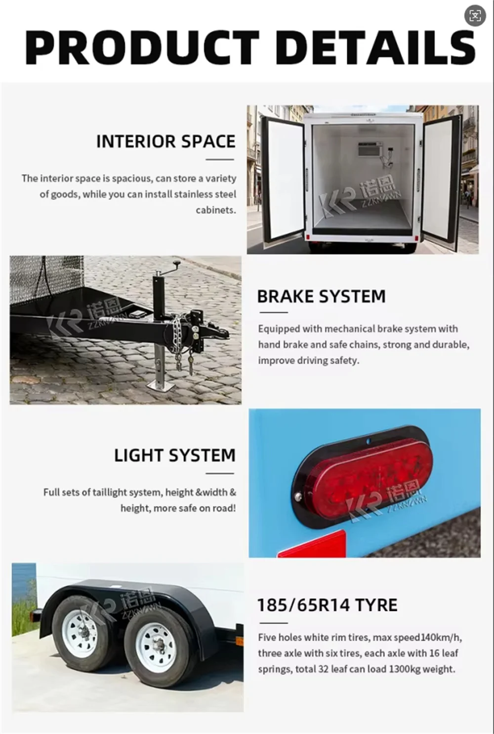 Professional Customizable Freezer Truck Reefer Trailer Durable Mobile Refrigerated Cargo Trailer for Cold Chain Distribution S32317a2e2d914f0aa976c6bdc0a03751H