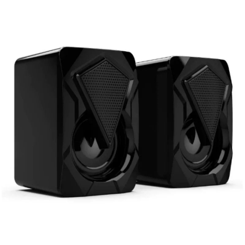 X2 미니 멀티미디어 데스크탑 컴퓨터 스피커 RGB 화려한 USB 유선 베이스 캐논 (가정용)