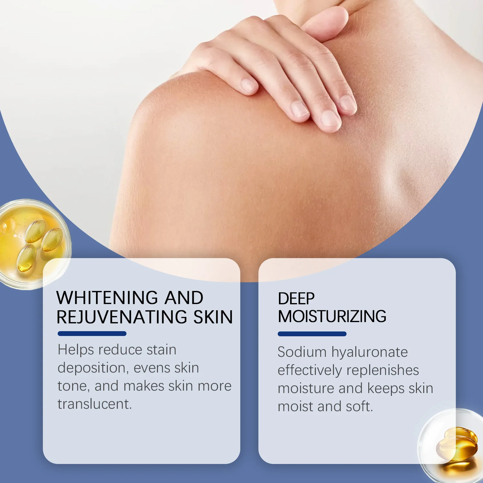 Bleaching Cream Private Parts Underarm Whitening Dark Spots Removal Melanin Even Skin Tone Brightening Knees Joint Body Lotion 3