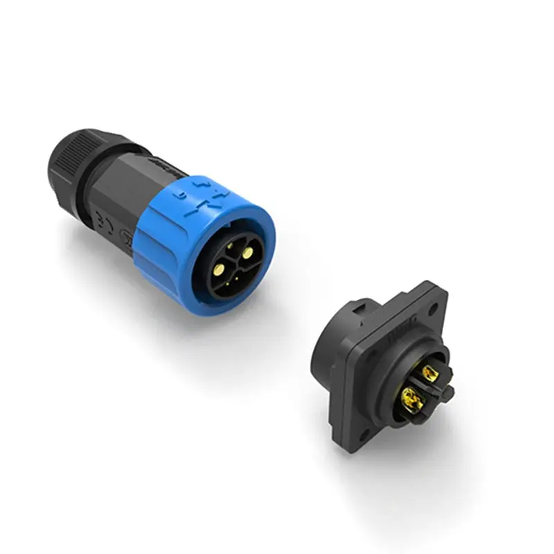 Description Picture 4 of item2+1+5 E-bike Lithium Battery Plug Socket 8pin Power Signal Combination Connector IP67 Electric Motorcycle Batteries Connectors