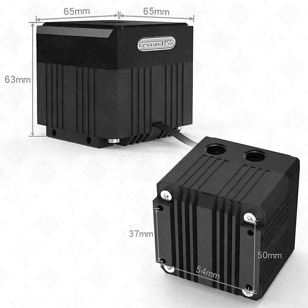 Zemod-bomba de Água Circulante Refrigerada a Água Silenciosa 650l h Suporta Armadura Metálica Pwm Tampa Superior Pom Mod Pu-eg4 - Imagem 3