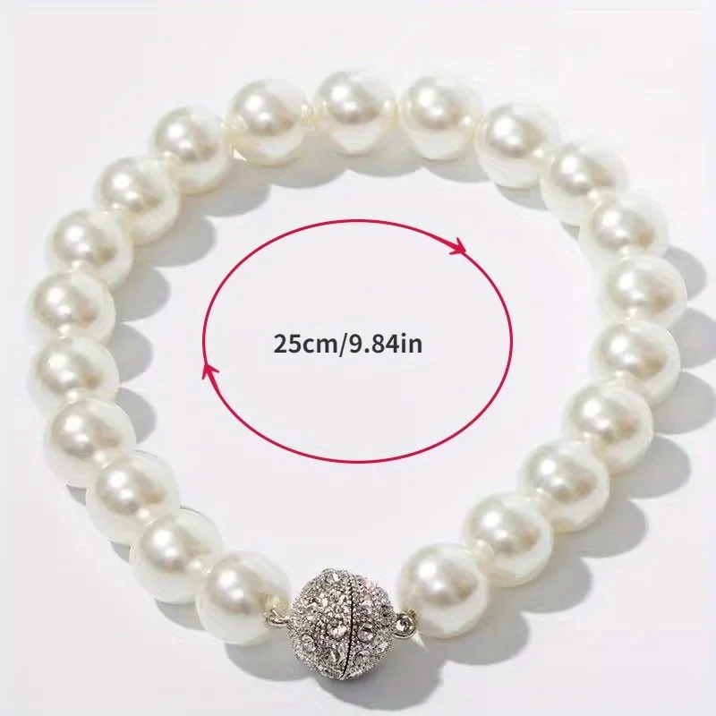 Elegant Magnetic Pearl Curtain Tieback - Luxurious No-Punch Accessory