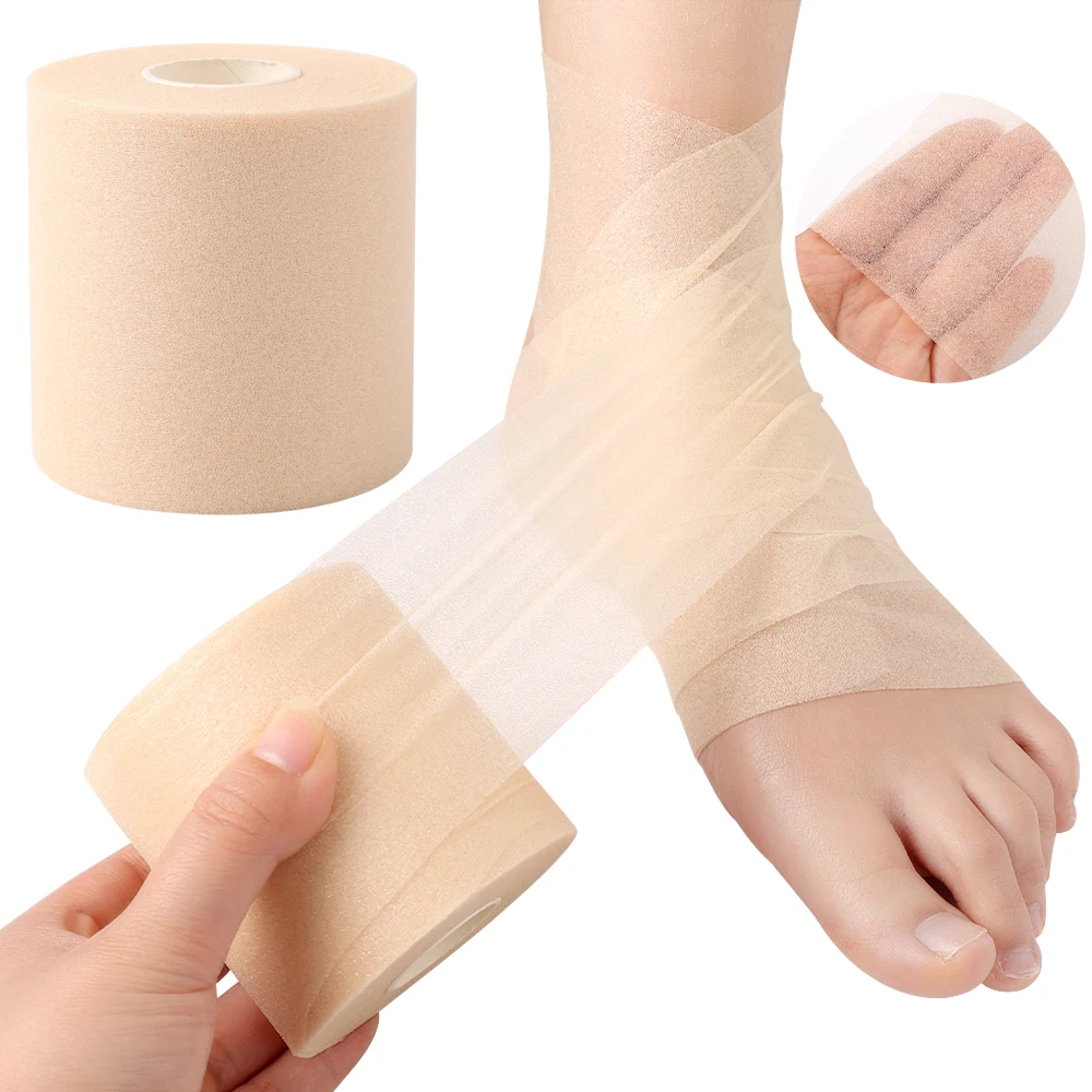 Foam Cotton Skin Film Self-adhesive Elastic Bandage Elbow Knee Skin Mask Film Foam Underwrap Sports Pre-Wrap for Athletic Tape sports tape,kinesiology tape,self stick bandage