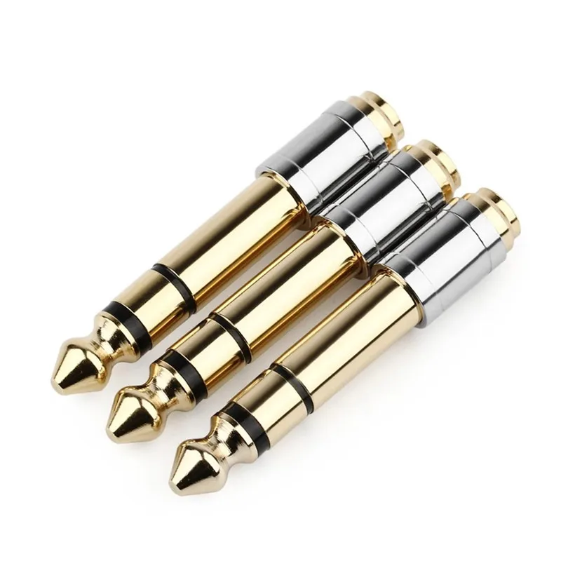 Audio Adapter Converter 3.5 To 6.35 6.5mm To 3.5mm Male Female Connector Headphone Plug