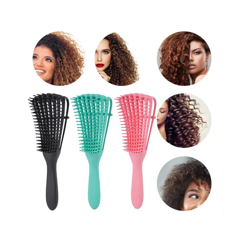 1PC Hair Brush Detangling Brush Scalp Massage Hair Comb Women Detangle Hairbrush for Styling Curly Hairdressing Salon Care Tool 4