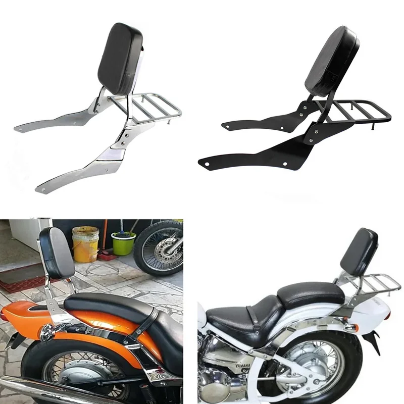 

Спинка для пассажирского мотоцикла, багажная стойка для Yamaha Dragstar V-Star Vstar 400 650 Custom 1998-2017