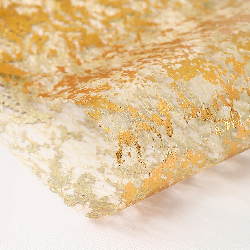 28 x 275 cm glitzernde Metallfolie, dünne Netz-Tischläuferrolle, Tischdekoration für Zuhause, Hochzeit, Geburtstag, Weihnachtsdekoration – Detail 6