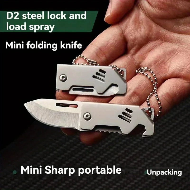 Folding Knife Stainless Steel Box Opening D2 Steel Cannon Portable