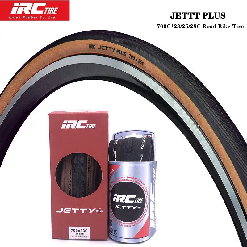IRC JETTY PLUS Road Bike Tire 700x23C 700X25C 700X28C Retro yellow
