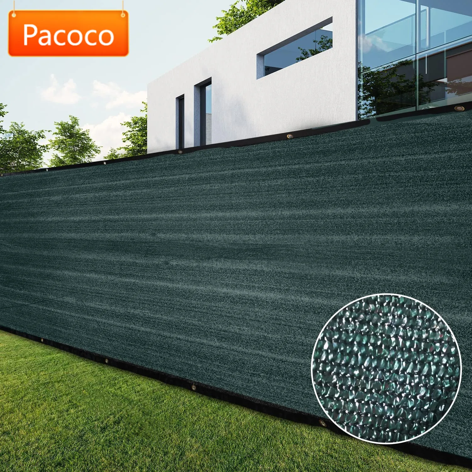 

Privacy Screen Fence Garden Windscreen Mesh Shade Sail Net Barrier Net Cover for Wall Garden Yard Backyard
