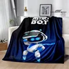 3D game  ASTRO BOT Cartoon printed blanket Picnic blanket Warm Flannel blankets Home bed linings blankets for beds Birthday Gift 4