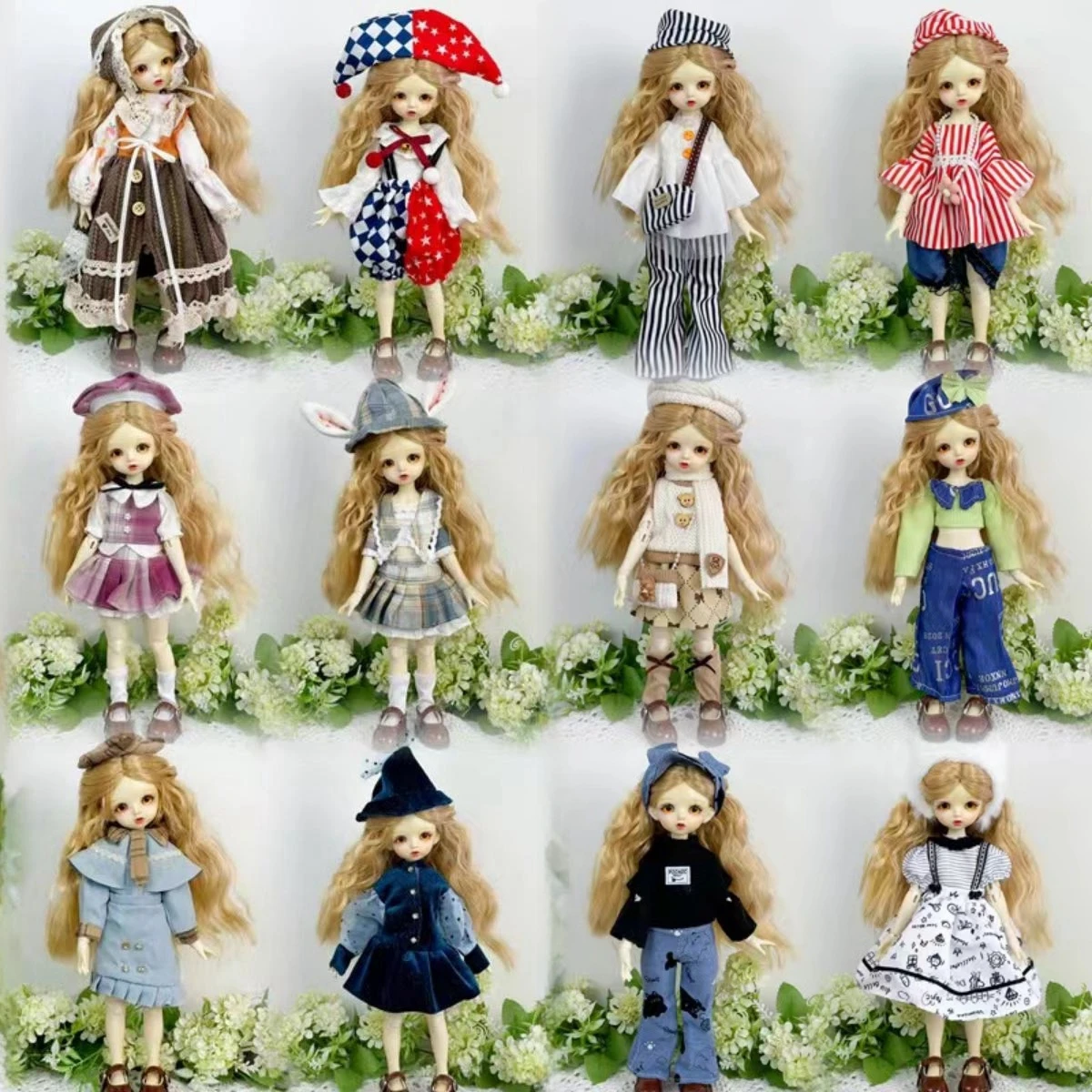 

30 см кукла клоун костюм 1/6 BJD Кукла Модный повседневный костюм для девочек игрушка подарок кукла аксессуары