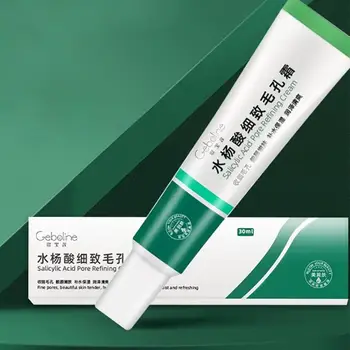 Salicylic Acid Pore Shrinking Cream, Quick Remove Blackehead Tighten Face Smooth Skin Elimination Large Pores Korean Care Produc