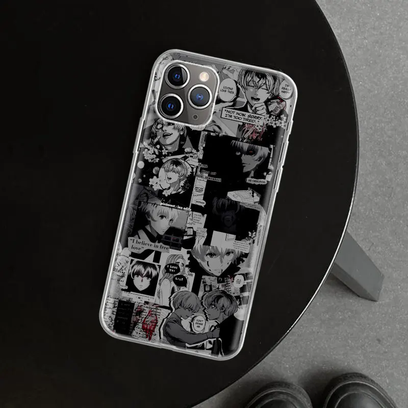 thumbnail image 1 of Funda de teléfono de Anime Tokyo Ghouls, carcasa de Terror para iPhone 14, 13, 11 Pro, 12 Mini, 15, estampado 7, 8, 6S Plus + XR, X, XS, MAX, SE, 5S, personalizada, 1 of 5