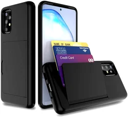 Premium Wallet Case with Credit Card Holder for Samsung Galaxy - Sleek and Durable Protection (Black)