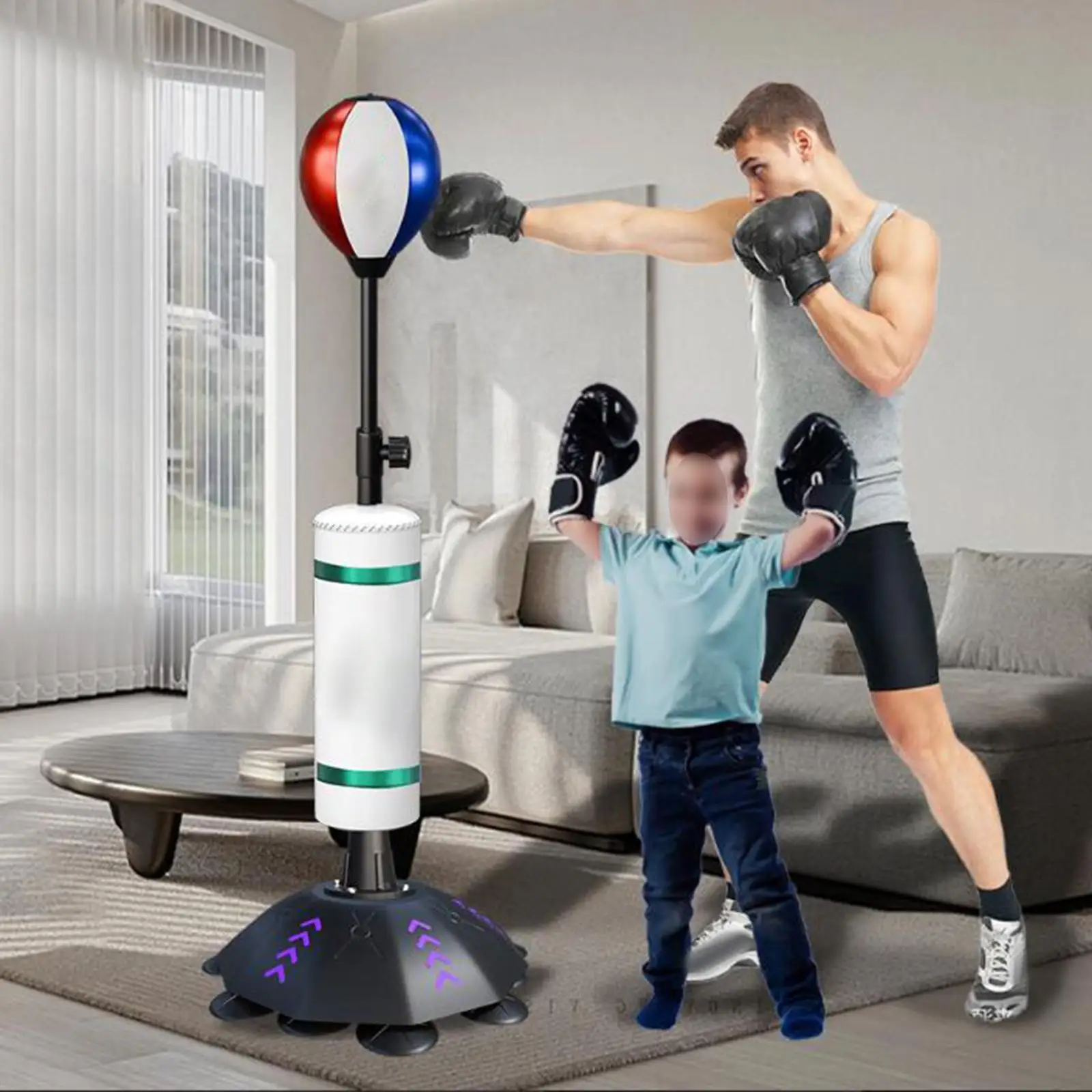 Punching Bag with Stand Speed Bag Height Adjustable Fitness Gift Boxing Bag Punching Bag with Stand Speed Bag Height Adjustable Fitness Gift Boxing Bag