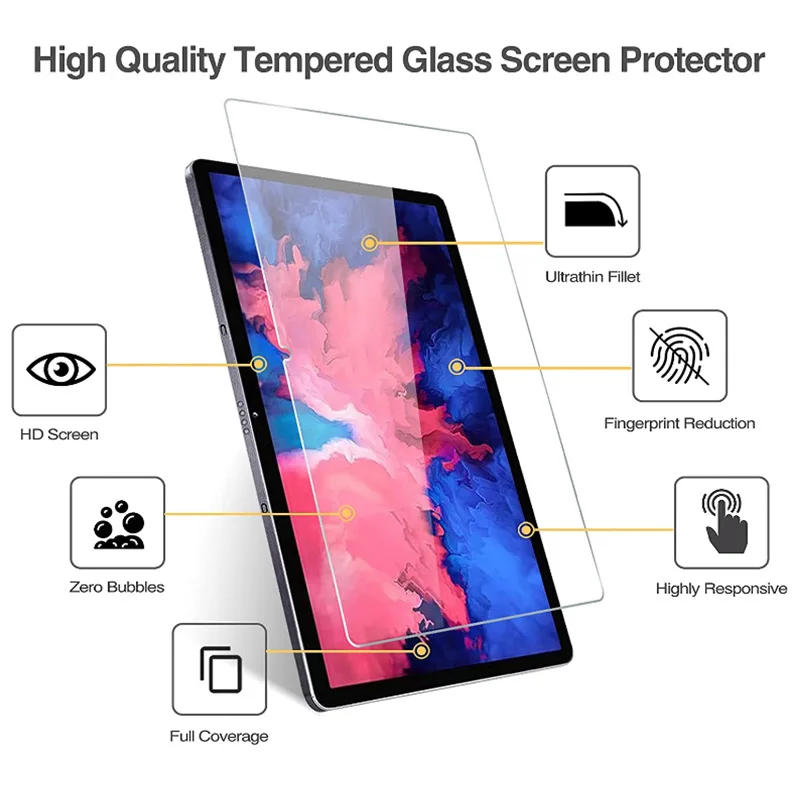 x605f x505f vidro temperado para lenovo tab