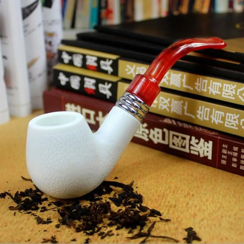 Pipa Per Tabacco Da Fumo Pipe Per Sigari Meerschaum Miglior Regalo Per Amico 4 Pz/Lotto