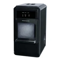 Crunchy Chewable Nugget Ice Maker, 44lbs per day, Auto Self Cleaning, Black Stainless 1
