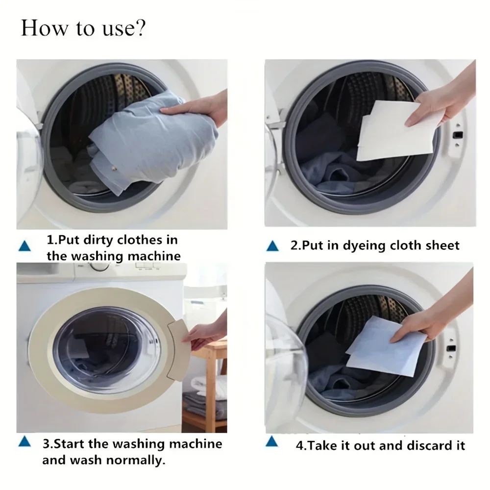 Anti - Cross - Dye Laundry Essentials: Stain - Free Clothes Sheets & Color - Trapping Washing Paper