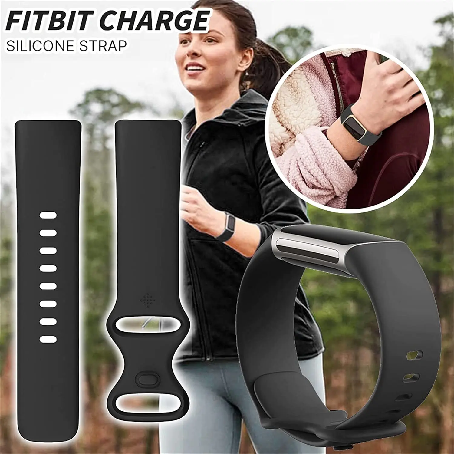 Breathable Silicone Sports Wristband