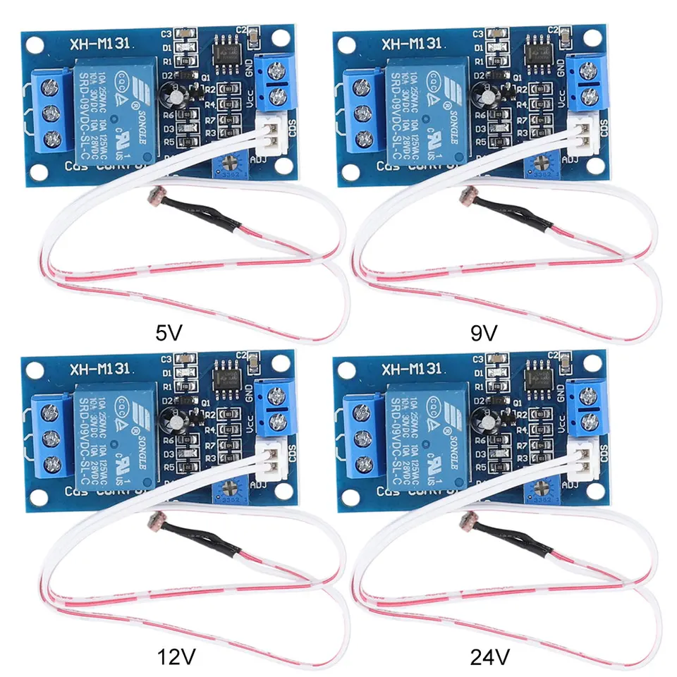 Adjustable Light Control Switch Photoresistor Relay Module