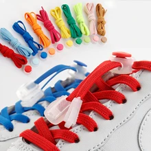 

2022 Elastic laces Sneakers Spring Lock Shoelaces without ties Kids Adult Quick Shoe laces Rubber Bands lazy Shoelace for Shoes