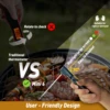 Portable Meat Thermometer LCD Digital Baking Instant Read Kitchen Waterproof Food BBQ Thermometer Handheld Fold Thermometer 5