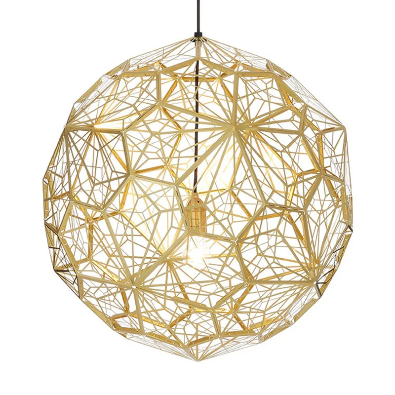 Modern Rose Gold copper pendant lights...