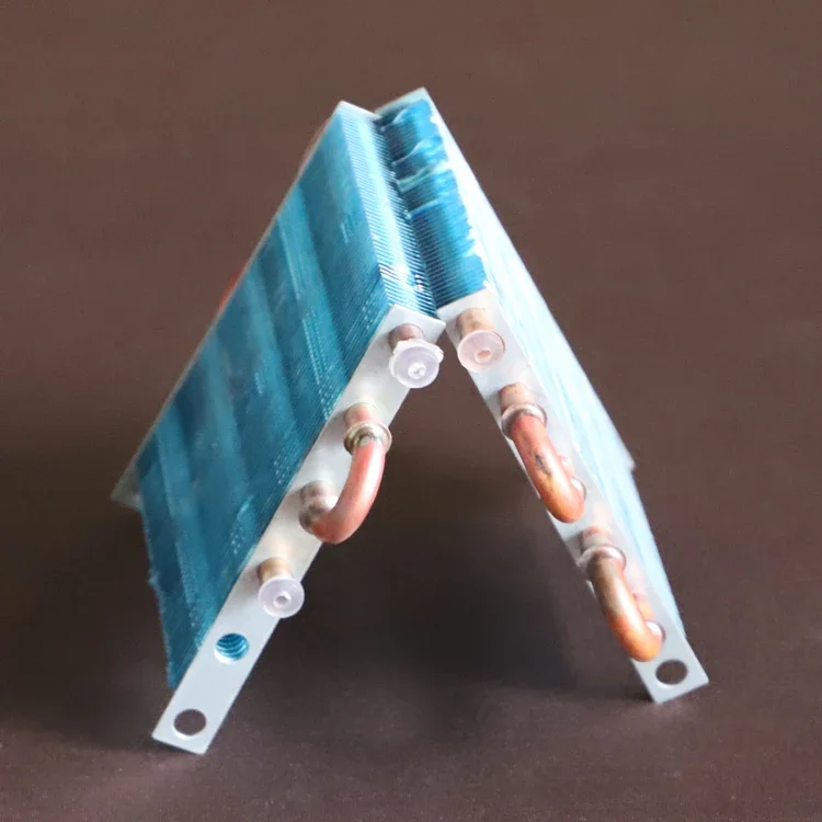 CP1X5X92 small refrigerator condenser Air conditioning evaporator Mini micro miniature copper tube aluminum fin radiator DIY