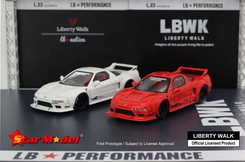 스타 모델 1:64 리버티 워크 LBWK 혼다 NSX 다이캐스트 모델 자동차| | - AliExpress