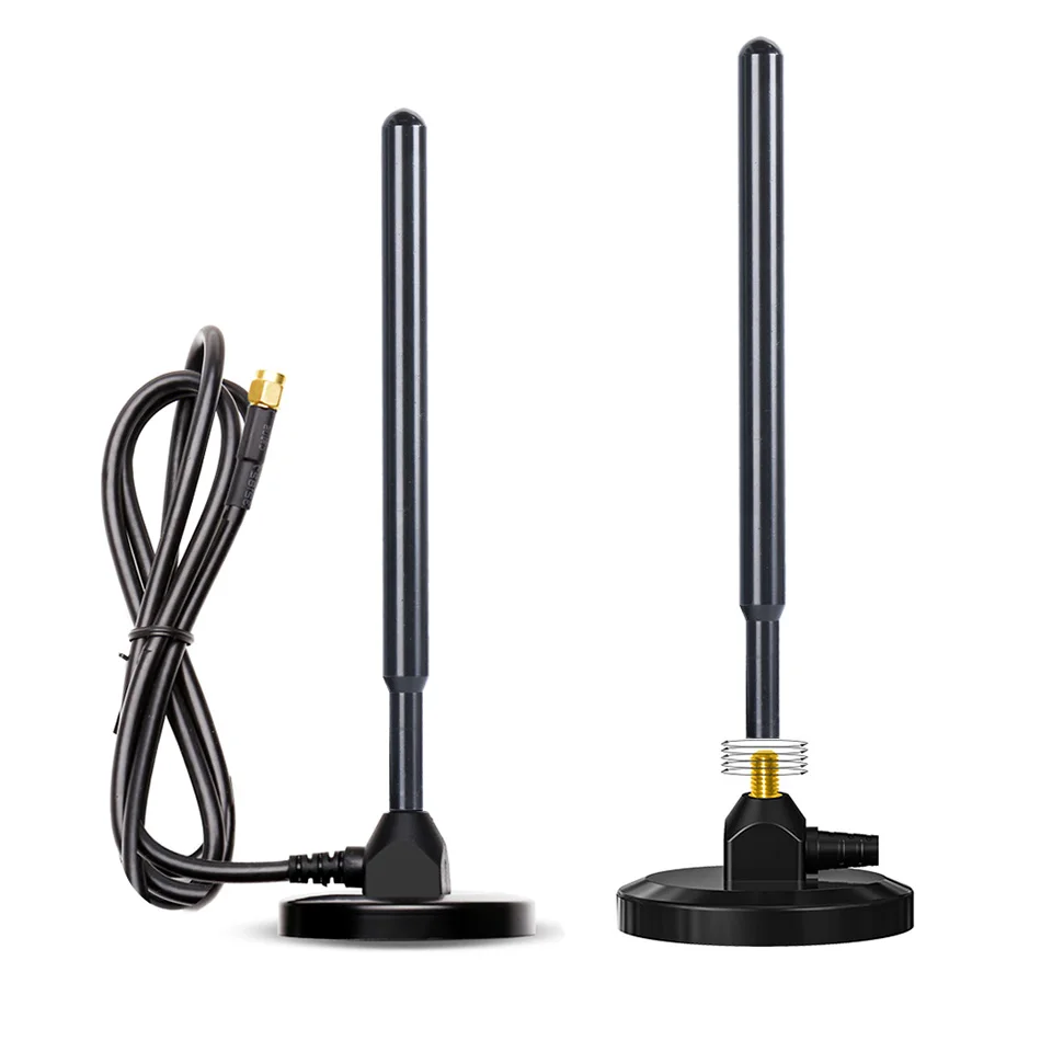 스마트 홈 데이터 전송 인터폰 LORA 모듈용 433MHz 35dBi 고이득 무지향성 안테나 마그네틱 베이스 10피트 케이블