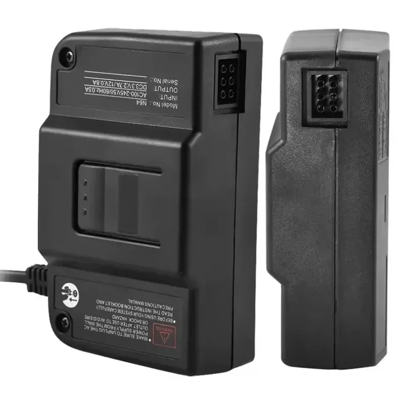 AC Adapter Power Supply for Nintendo N64 Game Console Wall Charger EU US Plug Power Supply with Charging Cord