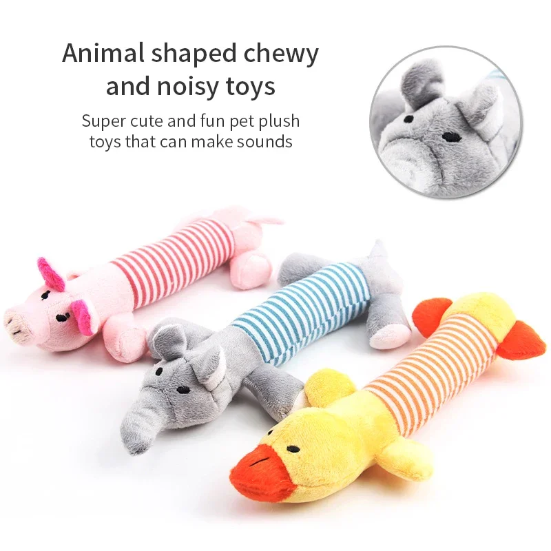 Plush Squeaky Dog Chew Toy 4