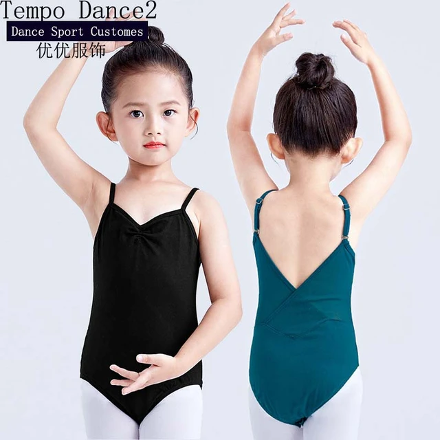 US Girls Gymnastics Ballet Dance Adjustable Shoulder Straps Leotard  Underwear