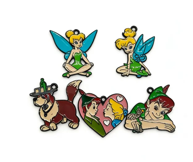Colorful Cartoon Enamel Charms for DIY Jewelry and Crafts (Set of 10)