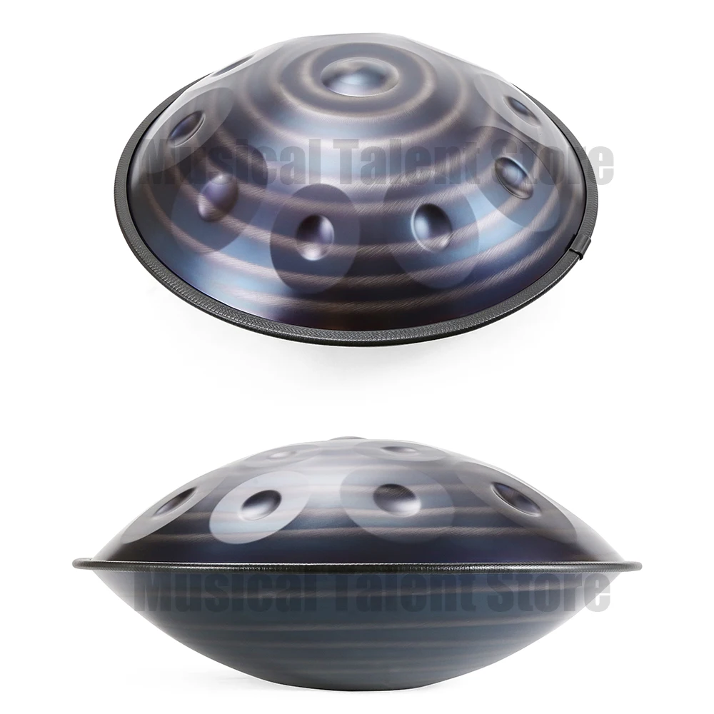 Handpan D Minor-Stainless Steel Drum for Beginner 440Hz 432Hz 22 "Pantam Nitriding Professional Instrument 9 10 12 notes musical percussion instruments