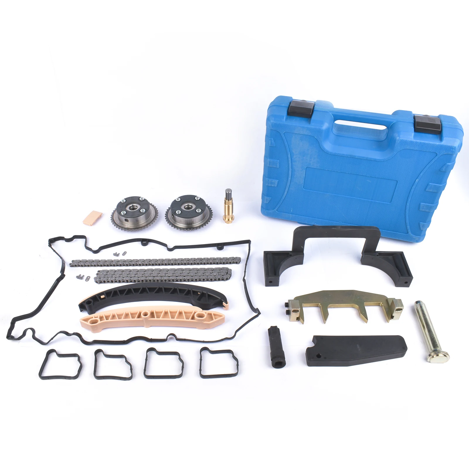 AP02 Timing chain kit + motor adjustment tool lock for Mercedes C E-Class C180 C200 E200 M271 1.8 W203 W204