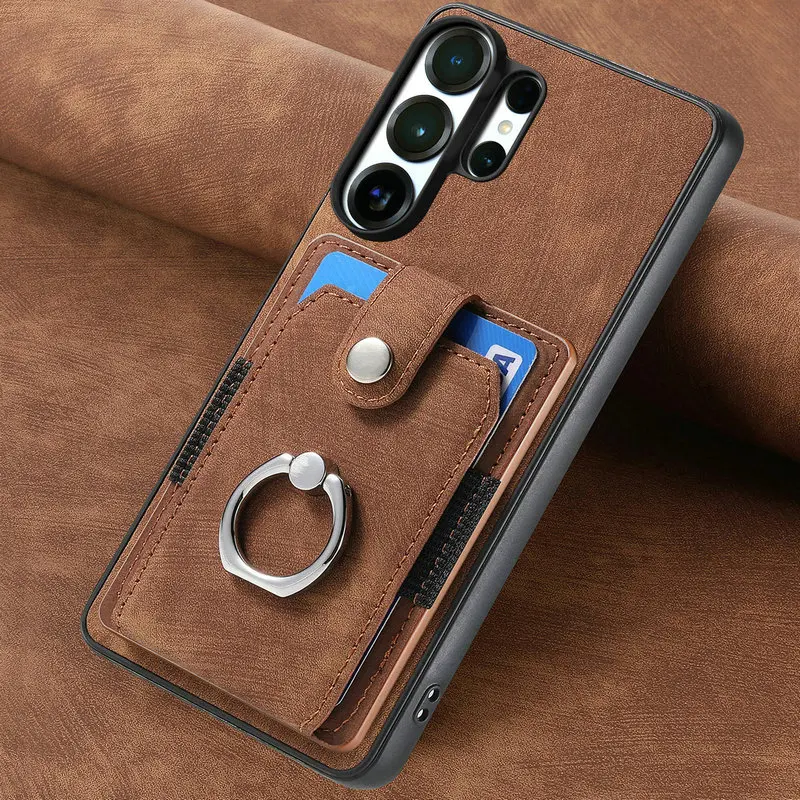 Leather Wallet Phone Case with Card Holder