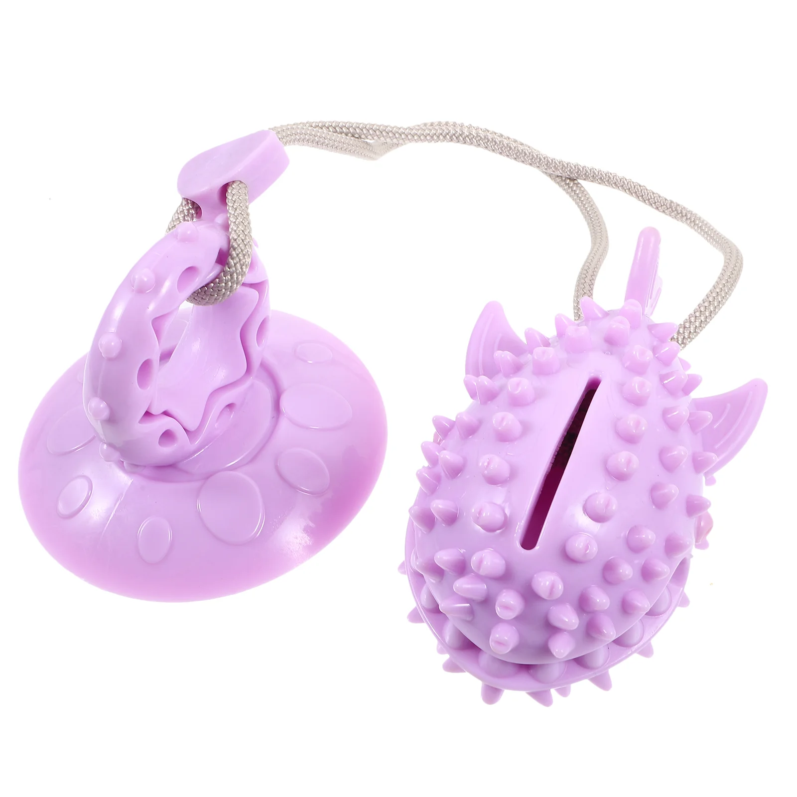 

Dog Treat Dispenser Toy Toys for Puppies Interactive Suction Cup Chew Pet Plaything Rope Indoor Puppy Treats