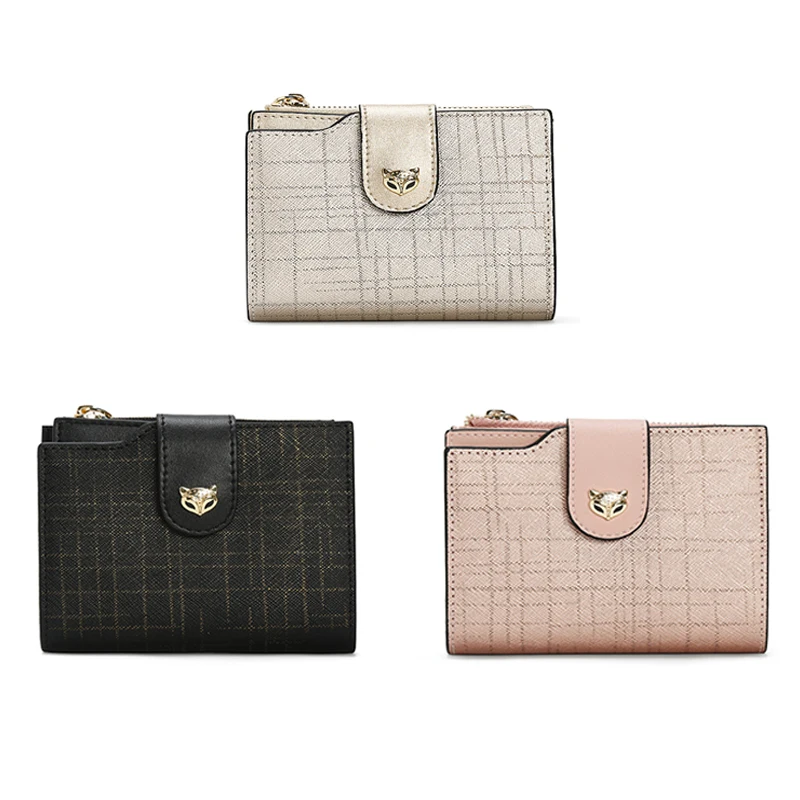 FOXER 2026 New Cowhide Leather Women's Short Wallet High Quality Clutch Card Purse Mini Fashion Female Folding Anti-theft Bag 2