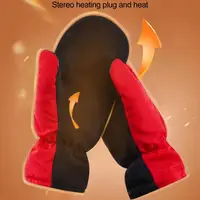 Heated Mittens Gift Heating Gloves Adjustable Keep Warm  Delicate Winter Outdoor Sport USB Electric Heated Mittens 1