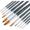 11pcs Round Paint Brush Basic Set for Watercolor, Acrylic, Gouache, Ink, and Tempera Painting 1
