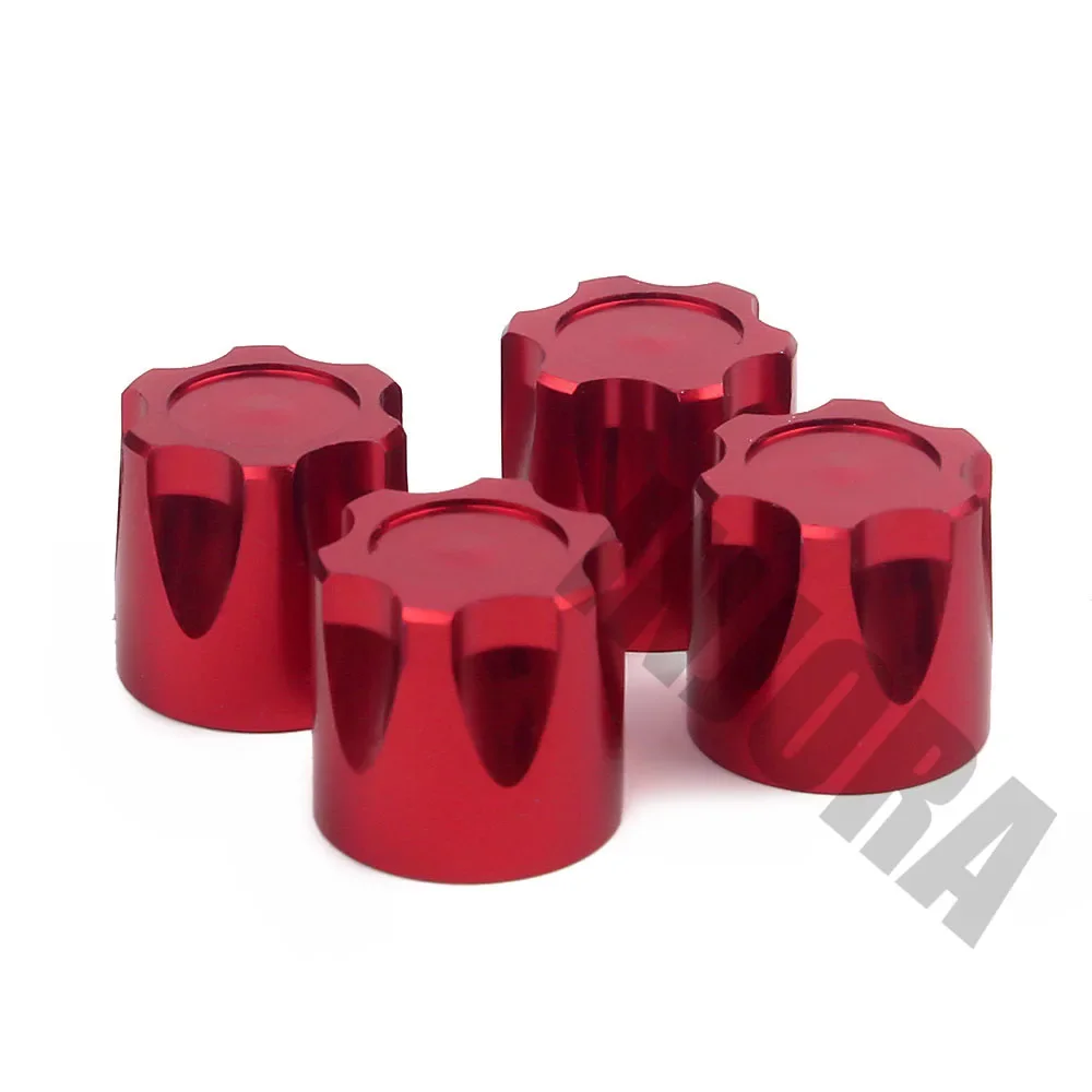 INJORA 4PCS Aluminium Wheel Rim Center Cap M4 Nut for 1/10