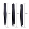 DUcare professional tweezers for eyebrows lash twizzer Stainless Steel Eyelash Extension Classic Slant 3pc Hair removal tweezers 5