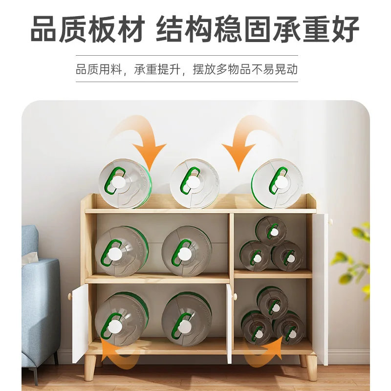 Кухонные шкафы Simple Locker Floor Home Kitchen Cabinet Modern Minimalist Buffet Wall Sideboard Cabinet  5