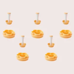 Flower Pastry Tamper & Cutter Set - Creative Baking & Biscuit Tool (5 sets)