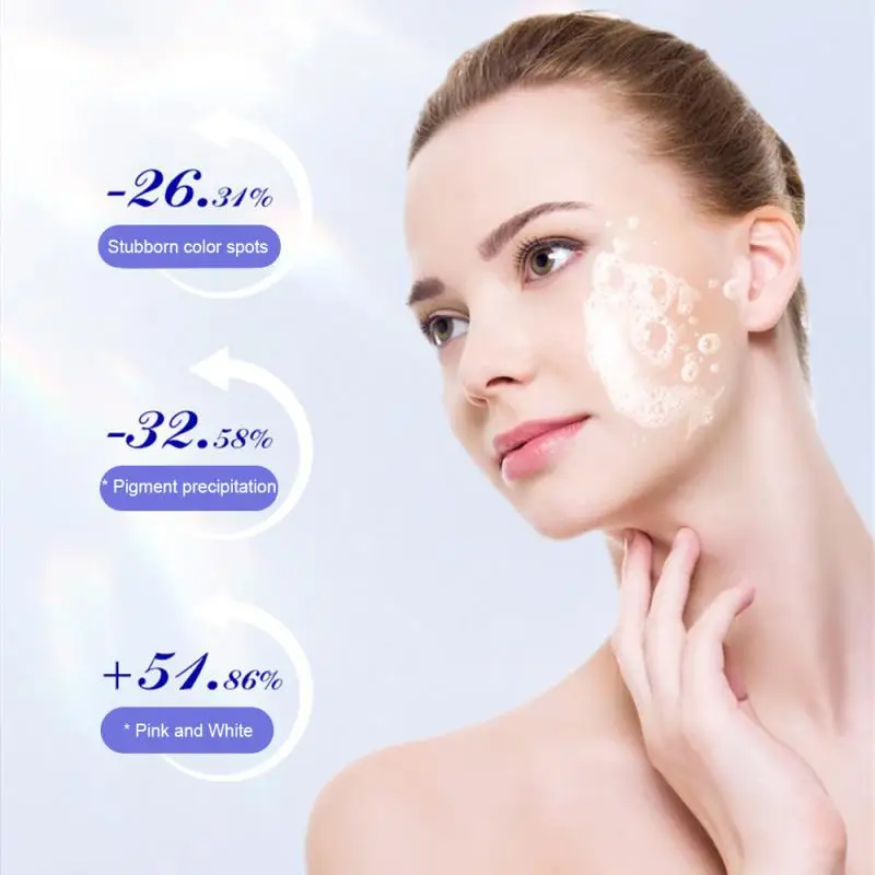 120g Facial Cleanser Whitening Moisturizing Freckle Removal Deep Cleansing Foam Dense Gentle Cleanser Face Skin Care