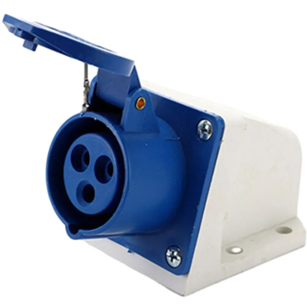 

Convenient Mains Hook Up Socket Inlet Female 16A 220V Quick Installation Non Deformation Perfect for Motorhome
